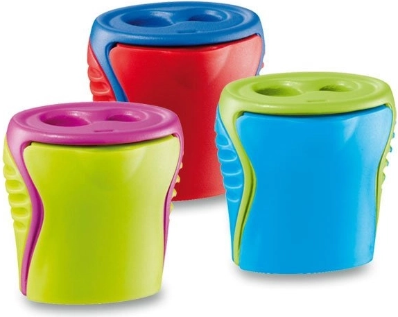 Temperamatite doppio con contenitore MAPED Boogy – assortimento colori