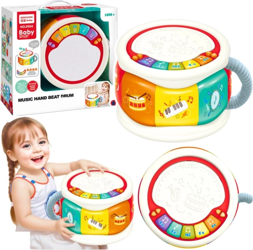 Grande tamburo educativo interattivo per bambini colorato