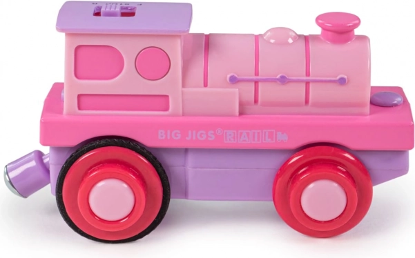 Locomotive électrique Bigjigs Rail rose