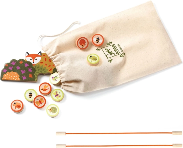 Pesca e abbinamento di gettoni con animali