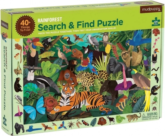 Puzzle Mudpuppy Jungle Search