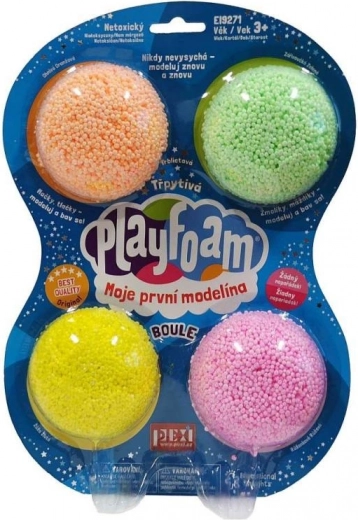 PlayFoam Boule glitter set of 4 colors – mess-free modeling clay