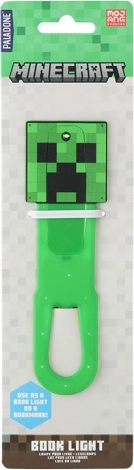 Minecraft svetilka za knjige in zaznamek Creeper