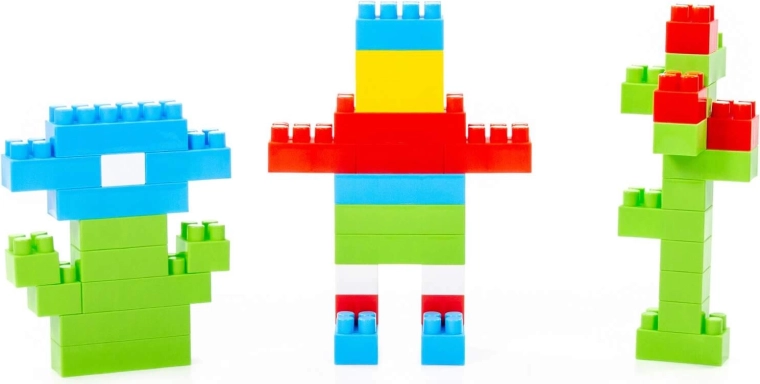 Creative building with 174 pieces