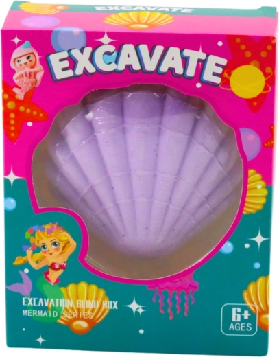 objevování pokladu v mušličce