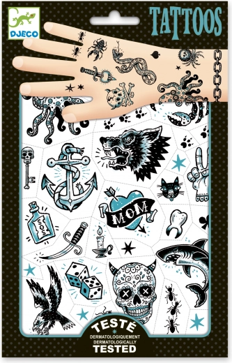 Tetoválás Sötét világ DJECO