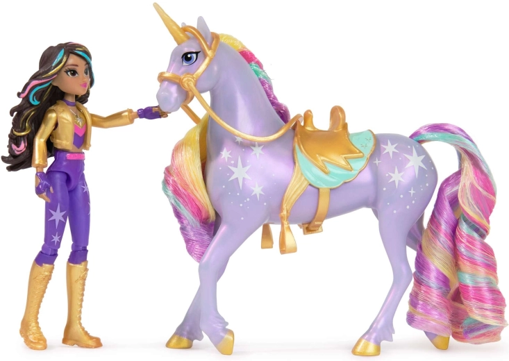 Magical unicorn Wildstar with a rainbow mane