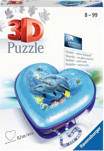 Ravensburger 3D puzzle Heart Underwater World 54 pieces
