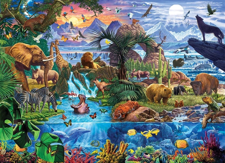 EUROGRAPHICS Puzzle Animals of the World 5000 pieces