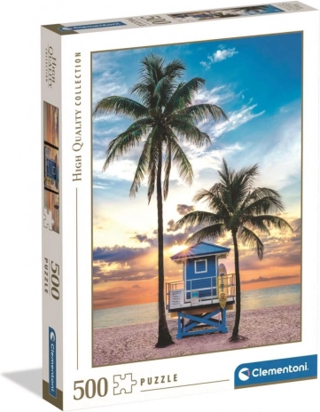 Puzzle 500 pieces CLEMENTONI Miami Beach, Florida