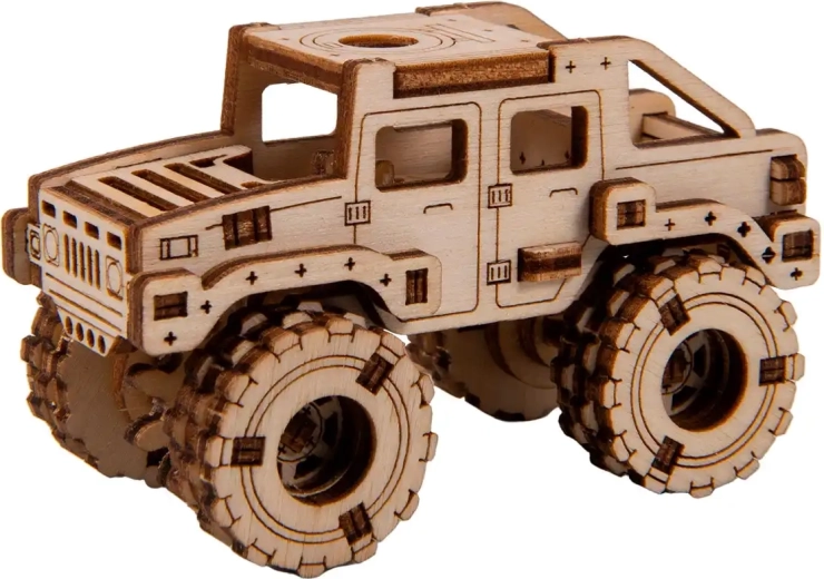 Puzzle 3D en bois – Monster Truck 2