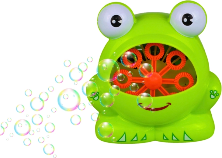 Bublinový přístroj ve tvaru žáby