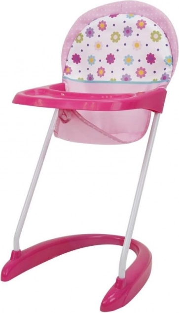 Høj stol til dukken Crew Spring Pink