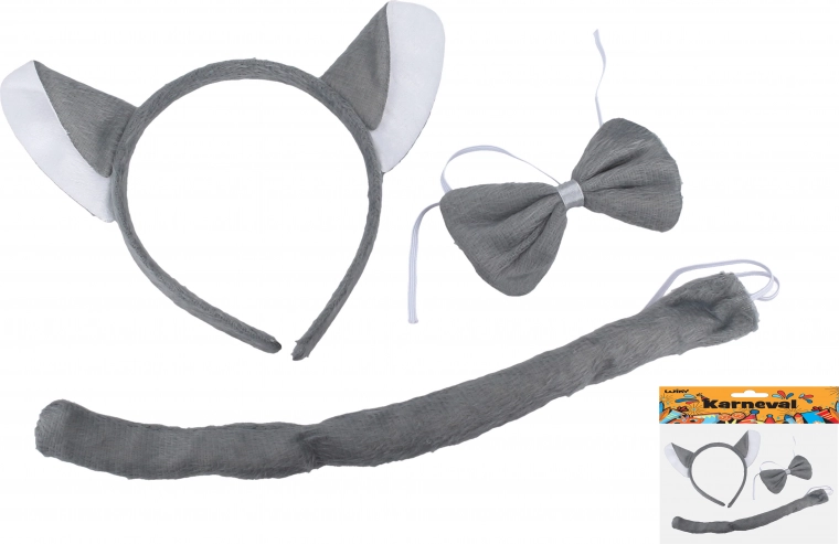 Carnavalsset wolf voor kinderen