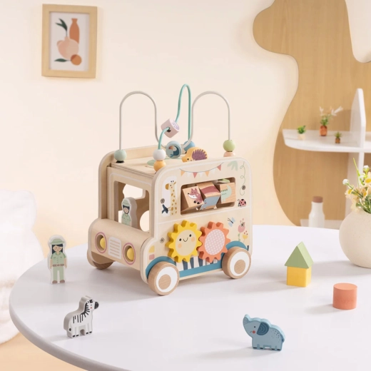 Motorische kralenbaan en kralen voor fijne motoriek