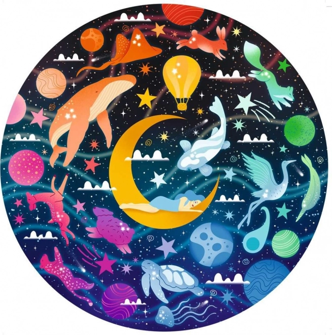 RAVENSBURGER Round Puzzle Color Wheel: Dreams 500 pieces