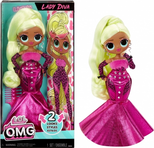 Panenka L.O.L. Surprise! O.M.G. Lady Diva – módní panenka s doplňky