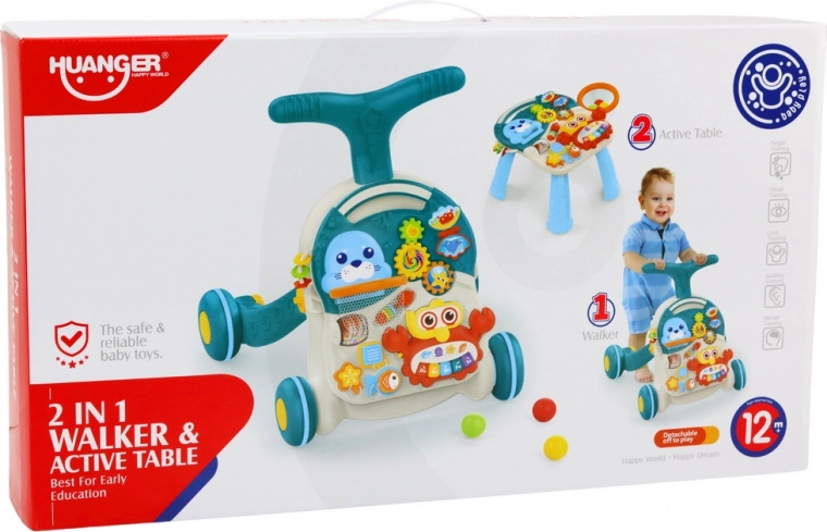 2 v 1: aktivní stolek i chodítko