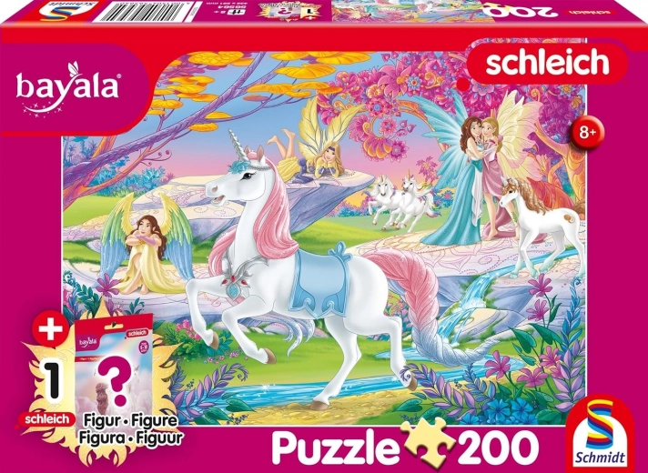 Puzzle bayala: magical elves 200 pieces with Schleich figurine