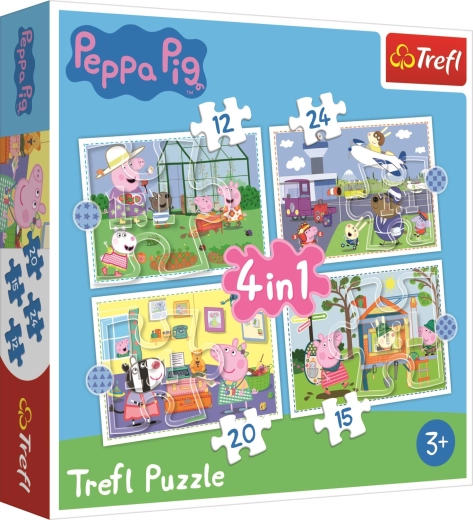 Puzzle 4in1 Peppa Pig for children 3+