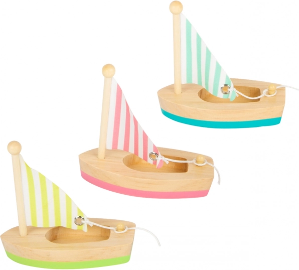 Wooden Sailboats Malfoot - Set of 3 Pieces