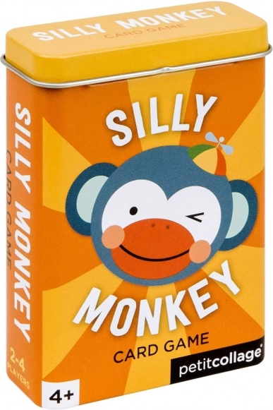 Petit Collage Silly Monkey Cards in a Tin