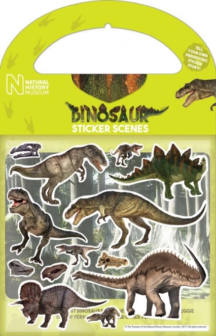 Adesivi dinosauri – etichette decorative riutilizzabili