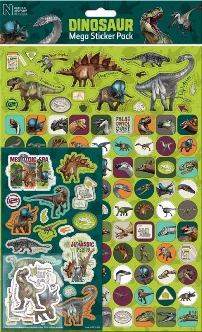 Mega Pack of Dinosaur Stickers