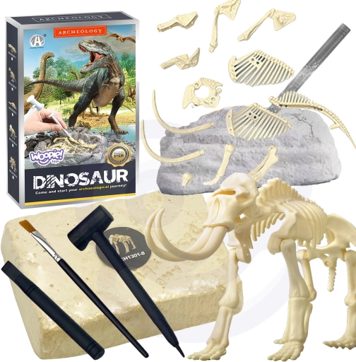 Woopie creative toy dinosaur skeleton archaeological excavations