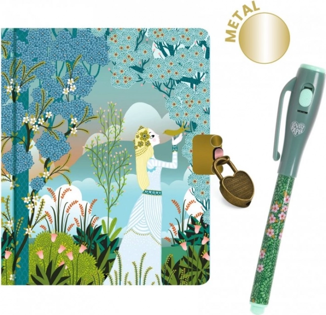 Hemmelig dagbog med magisk pen Charlotte fra Djeco