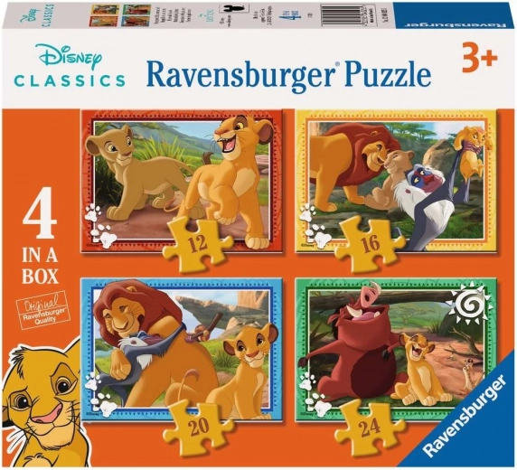 Ravensburger puzzle The Lion King 4 in 1