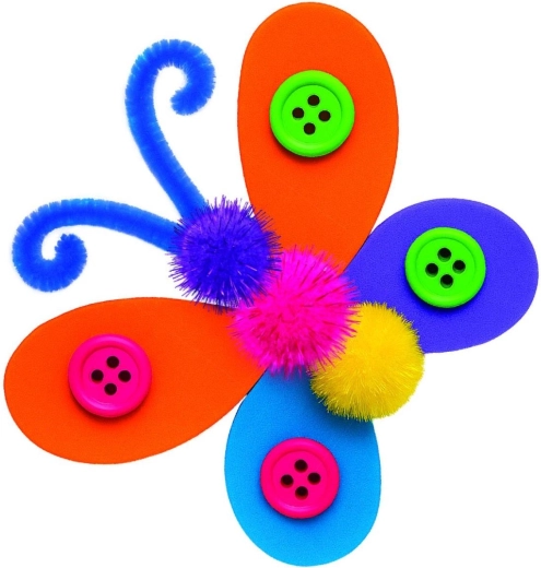 Farfalle piene di colori e fantasia