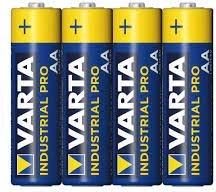 VARTA Industrial Pro AA Alkaline Batteries, 4 pcs