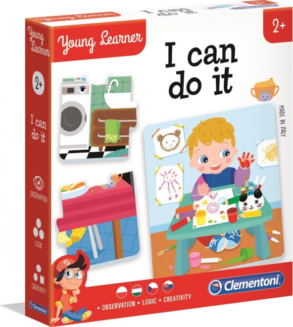 Clementoni Young Learner: Meg tudom csinálni – gyerek puzzle 6×4 darab