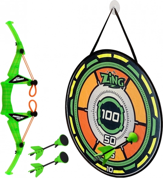 Bow with Target and Arrows for Children