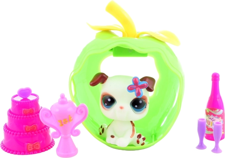 Lichtgevend huisje in de vorm van een appeltje