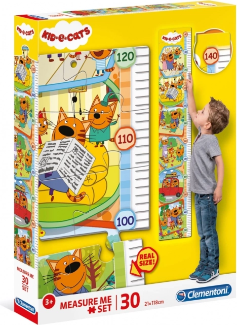 Clementoni puslespilsmåler Kid vs Cat 30 brikker