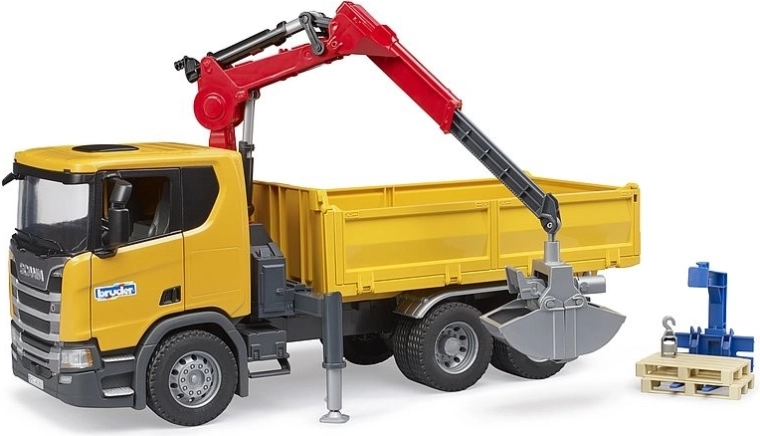 Benne basculante et ridelles rabattables