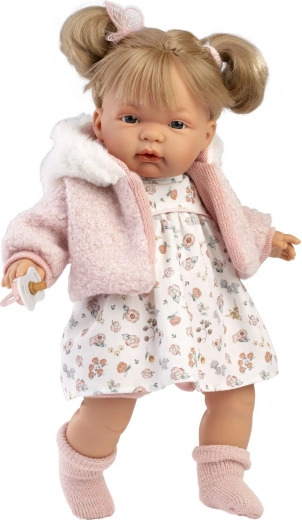 Llorens Joelle realistic talking doll with sounds, 38 cm