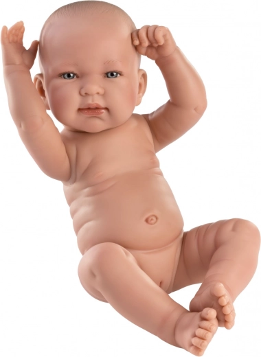 Llorens New Born holčička – realistická panenka miminko, celovinylové tělo 40 cm