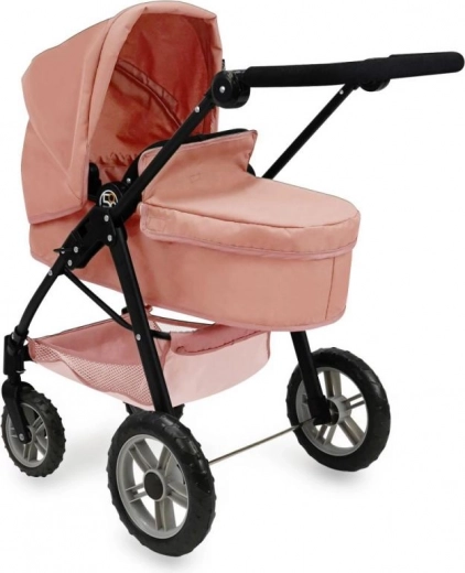2-in-1 Pink Doll Stroller