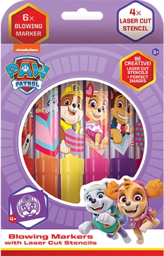 Blow Pens PAW Patrol – set of 6 colors with stencils