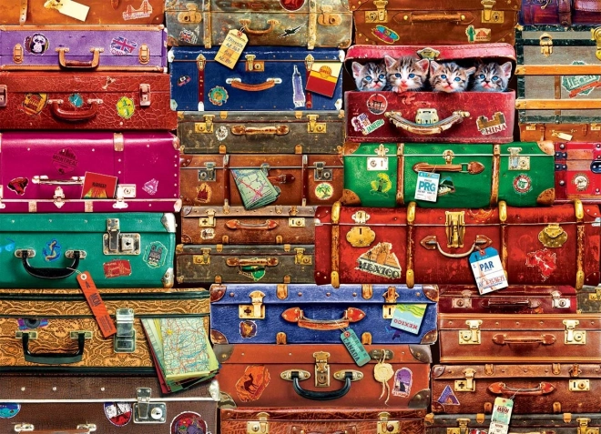 Puzzle EUROGRAPHICS – Travel Suitcases 1000 Pieces