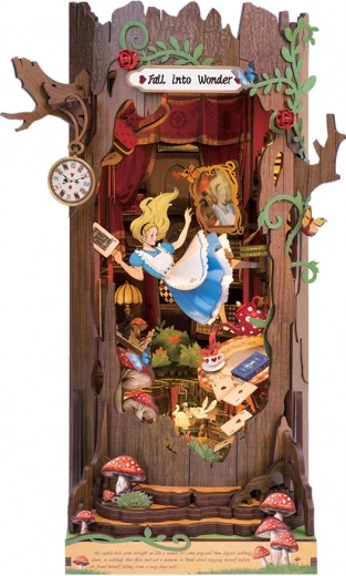 3D Diorama Bookend Journey to the Wonderland