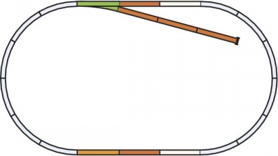 Piko Track Set B with Dead-End Track H0