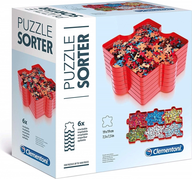 Clementoni Puzzle Sorter – Set of 6 Trays