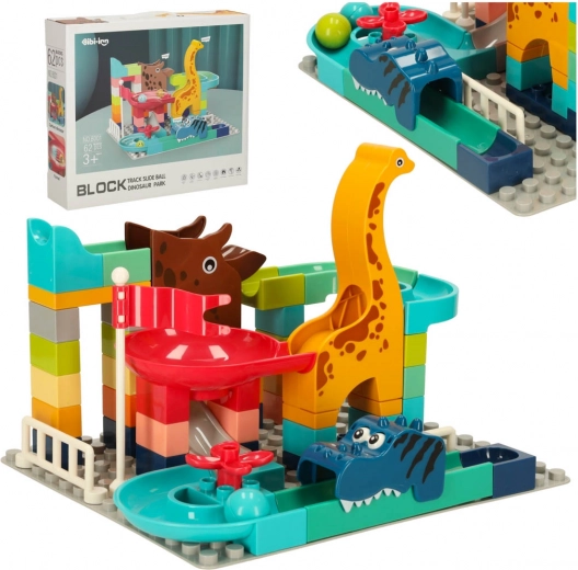 Marble Run Construction Set 62 Pieces Bibi-inn