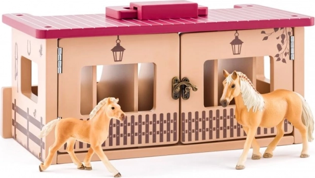 faunica fa istálló lovaknak 6 boxszal