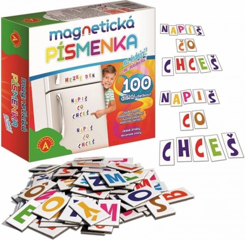 Magneetletters voor koelkast 100 stuks