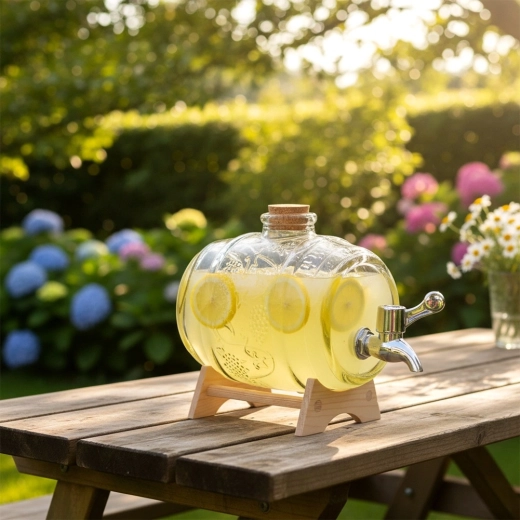 Tappo in sughero e rubinetto a tenuta